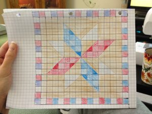 Color Sketch of the Quilt of Valor