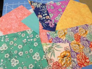 Planning order of colors for the evening star block