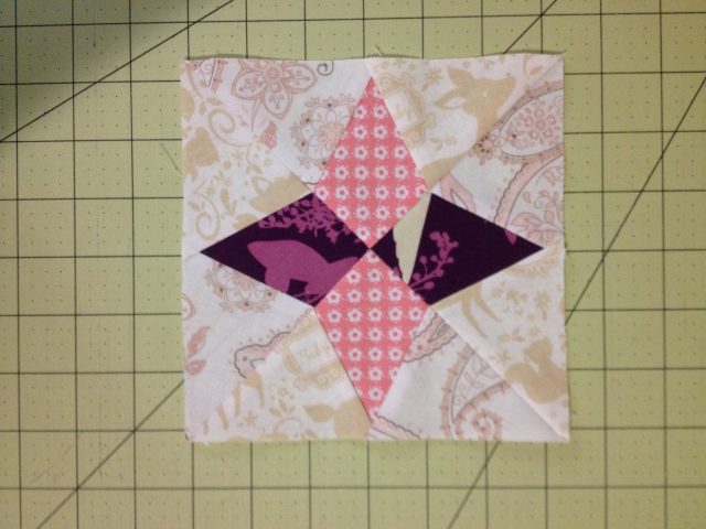Farmer's Wife Block #66 Periwinkle