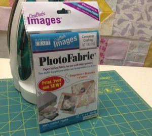 4x6 photo fabric, ready to drop into your printer and print from any inkjet pritner