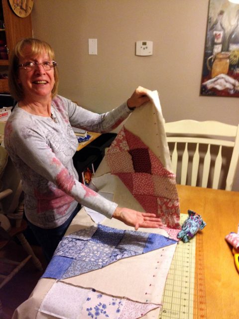Mom showing off her RST pinning skills