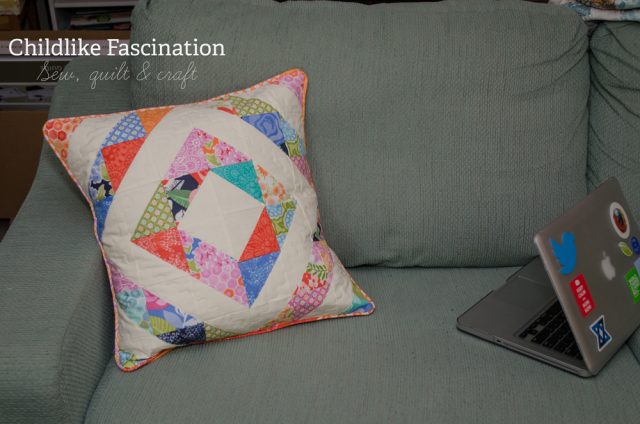 Finished Honey Honey Pillow