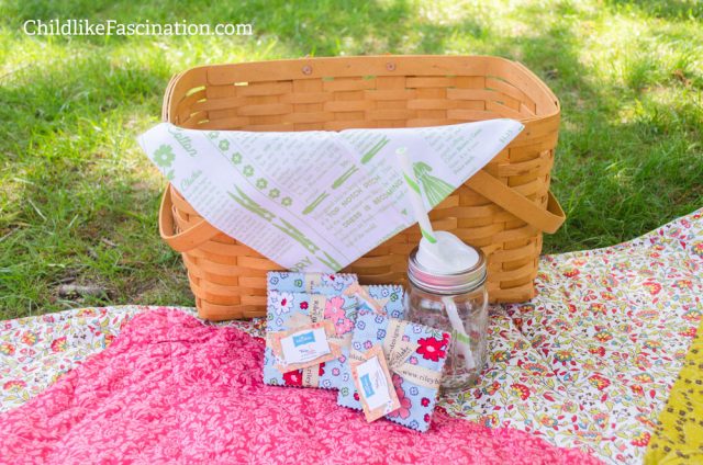 Mason jar & picnic basket not included