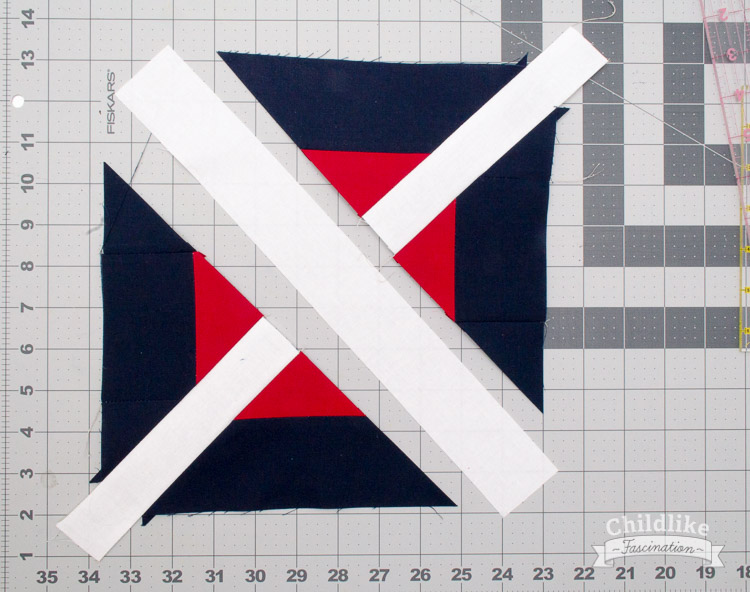Both units to 14" x 1.75" white strip