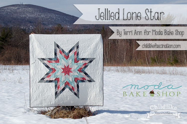 Jellied Lone Star Tutorial by Terri Ann for Moda Bake Shop