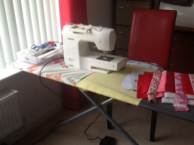 Sylvia's Machine, Pressboard and Projects all in one small space!