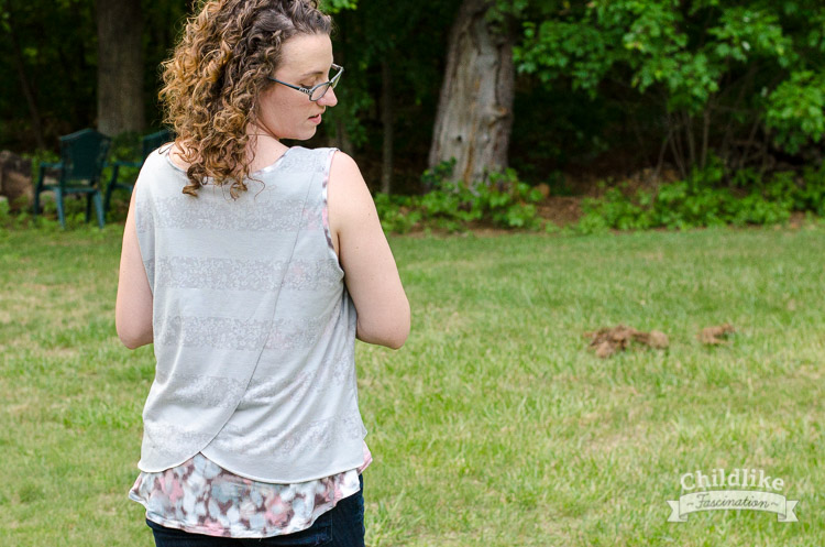 I love the way it layers and opens in the back!