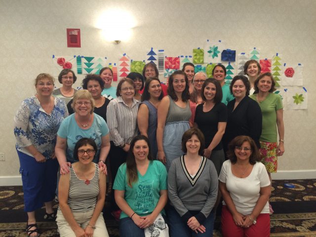 Class photo from my recent V and Co. class