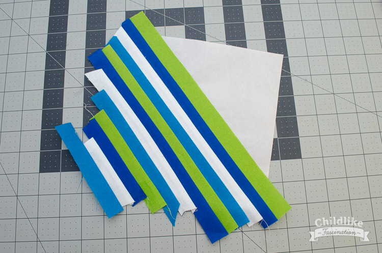 Filled up half the paper with strings