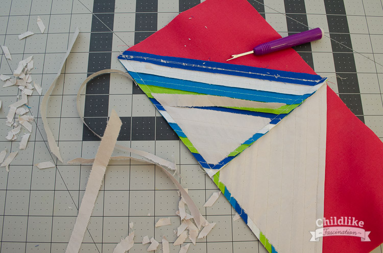 Removing the remaining paper