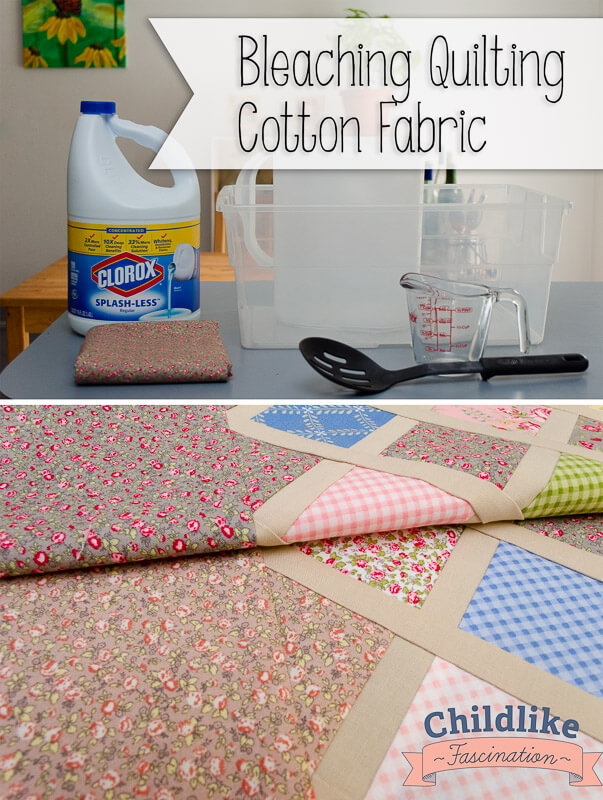 Bleaching Quilting Cotton Fabric