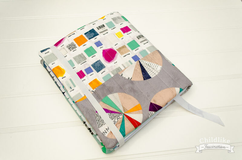 Finished back cover of my Quilter's Planner