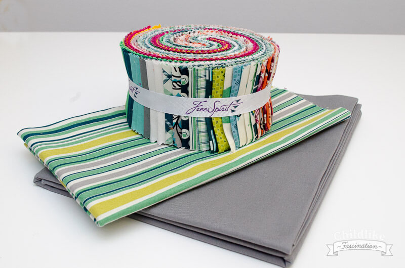 Franklin Jelly Roll and Kona Pewter