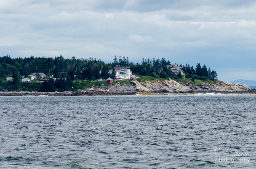 Burnt Island Lighthouse in Boothbay Harbor Maine